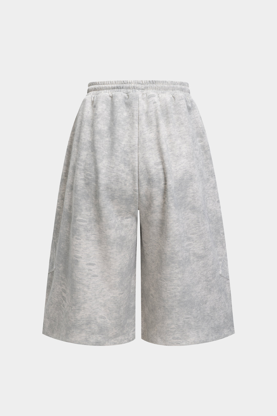 Verwassen short met strik en hoge taille