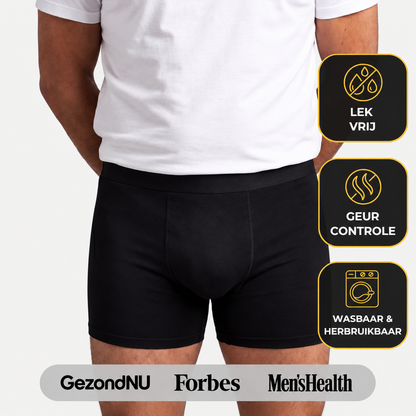 Premium Wasbare Boxer - Geeft extra zekerheid bij urineverlies.