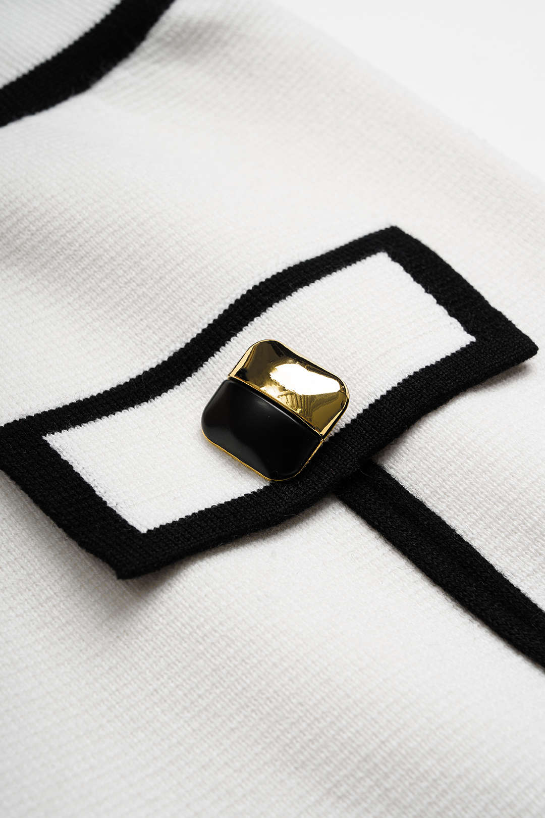 Gebreide broek met rechte pijp