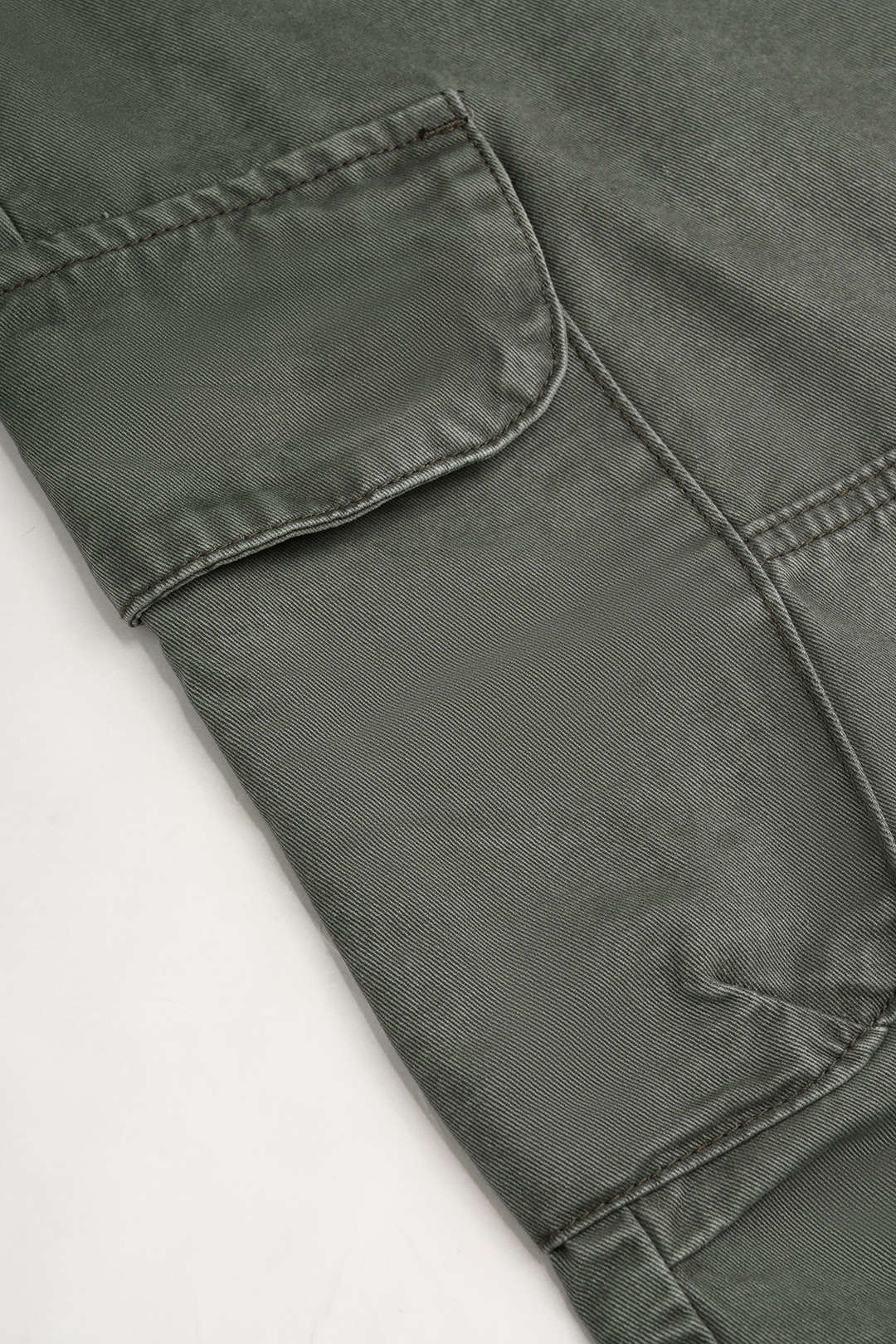 Yasmin - Denim short met zakken en wijde pijpen