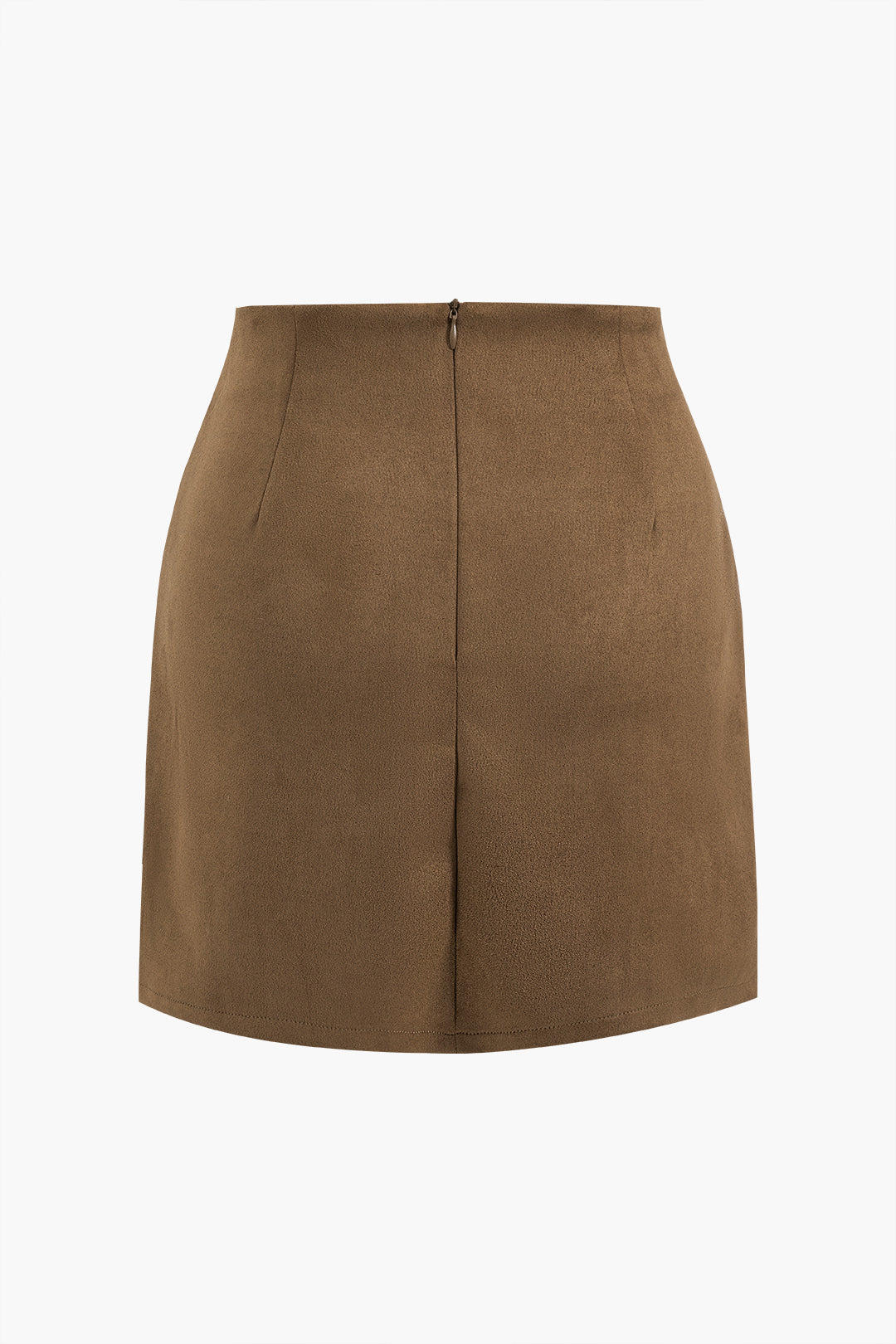 Linnen patchwork rok met knoopjes