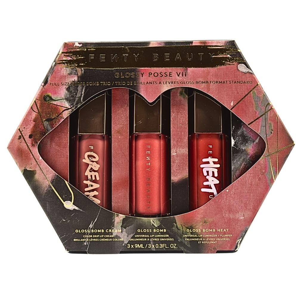 FEИTY BEAUTY - Triple Drip Gloss Bomb Trio
