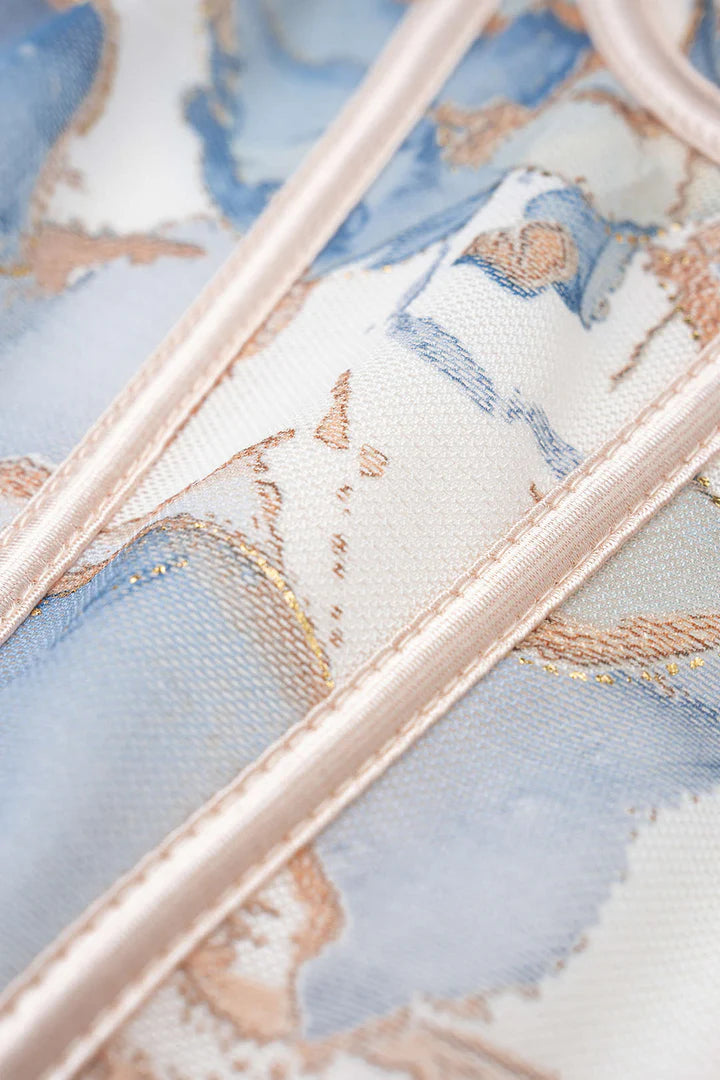 Corset cami top met bloemenprint