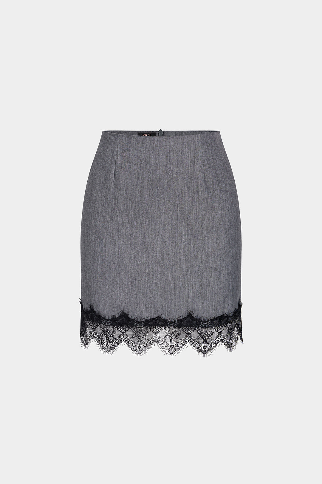 Becca - Patchwork minirok met kant