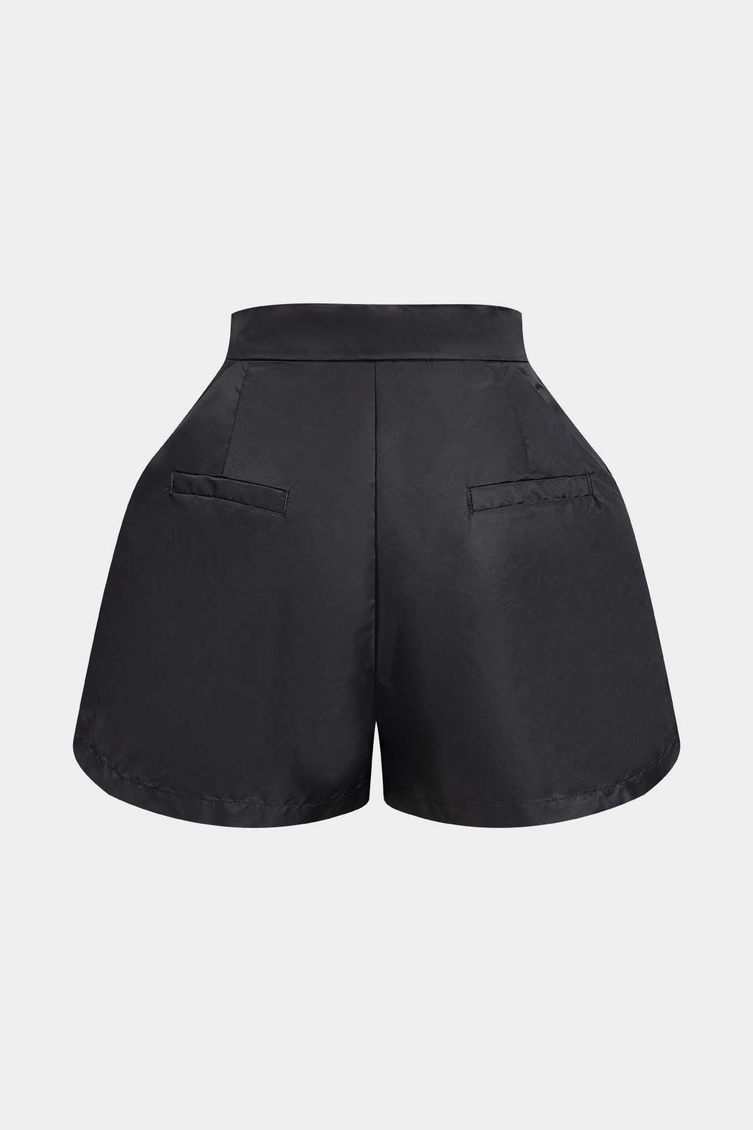 Short met wijde pijpen en rits