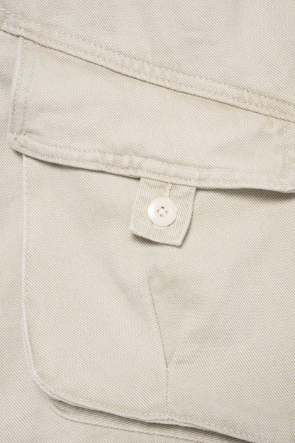Denim shorts met riem en zakken