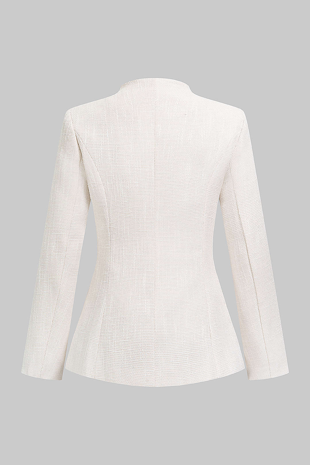 Blazer met brandenburgsluiting, kraag en lange mouwen