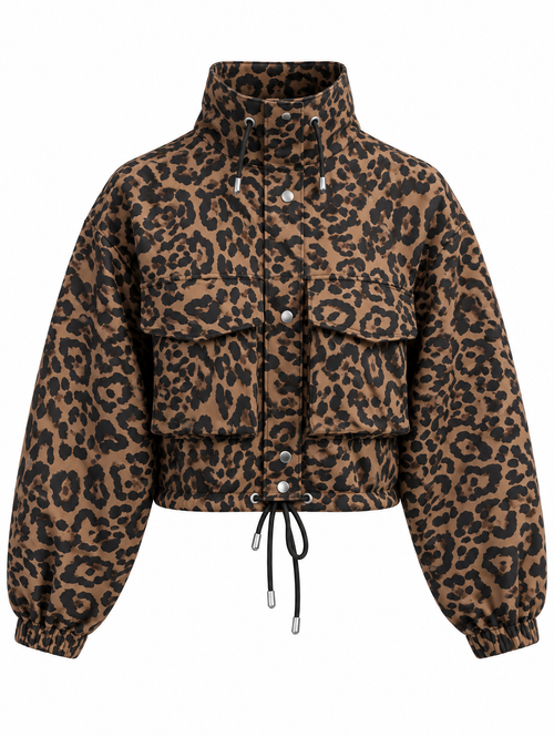 Luipaard Bikerjack met Cargozakken