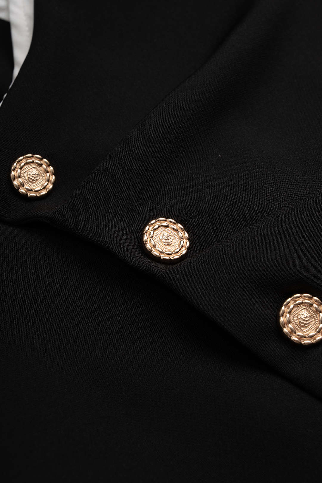 Metallic geplooide blouse met V-hals en lange mouwen