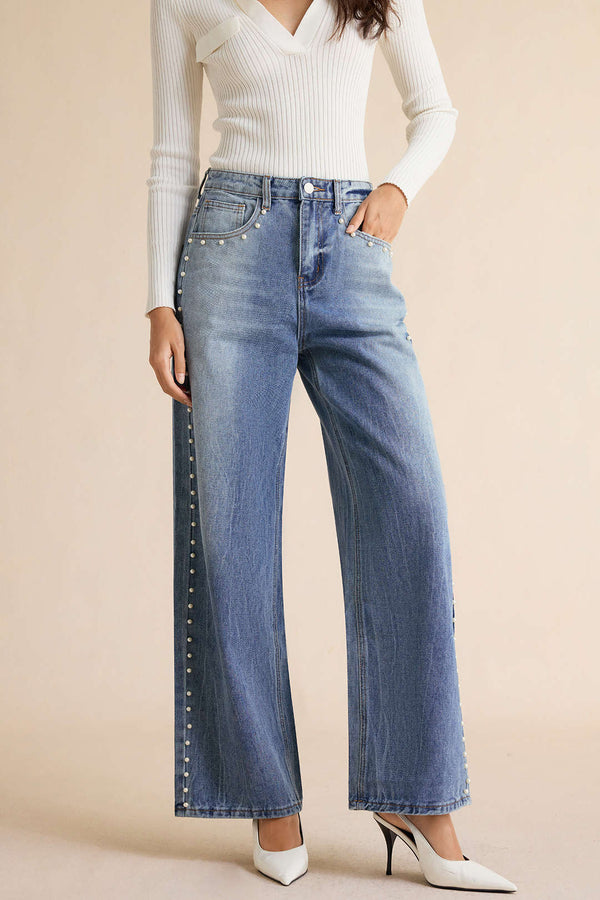 Jeans met rechte pijp