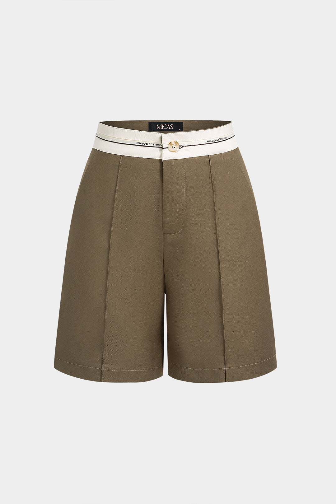 Luna - Short met hoge taille en wijde pijpen