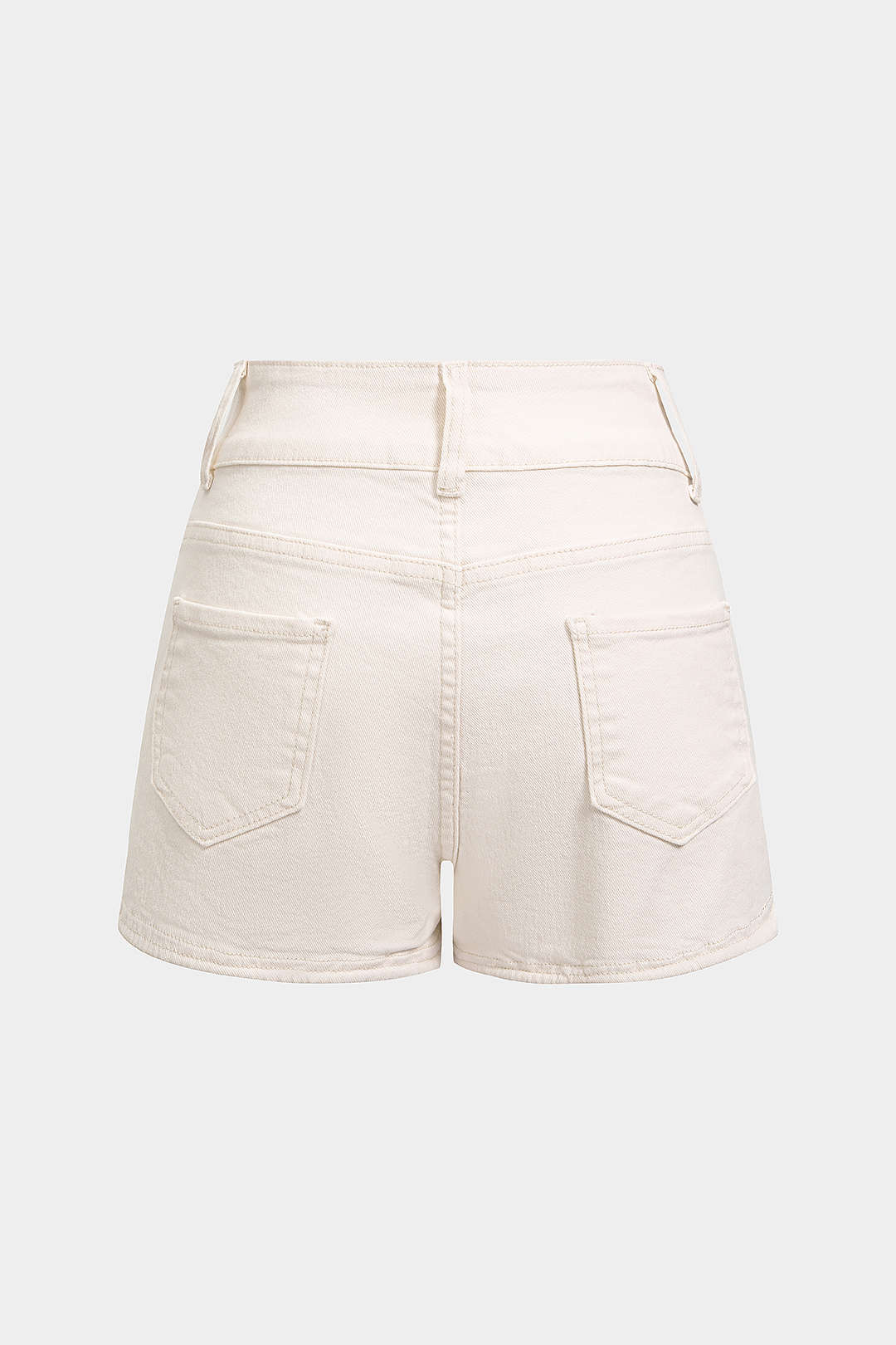 Esmee - Denim short met zakken en hoge taille