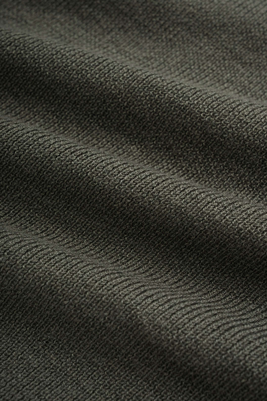 Gebreide top met revers en lange mouwen