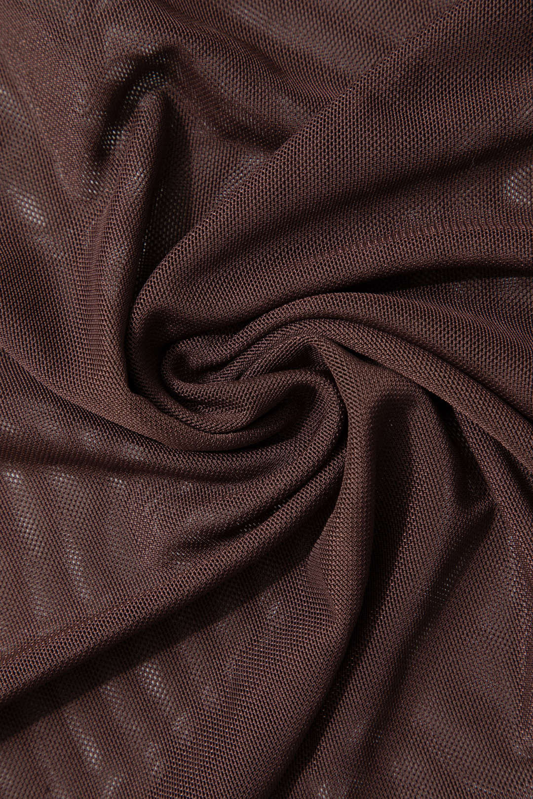 Transparante mesh midijurk met wikkelmodel