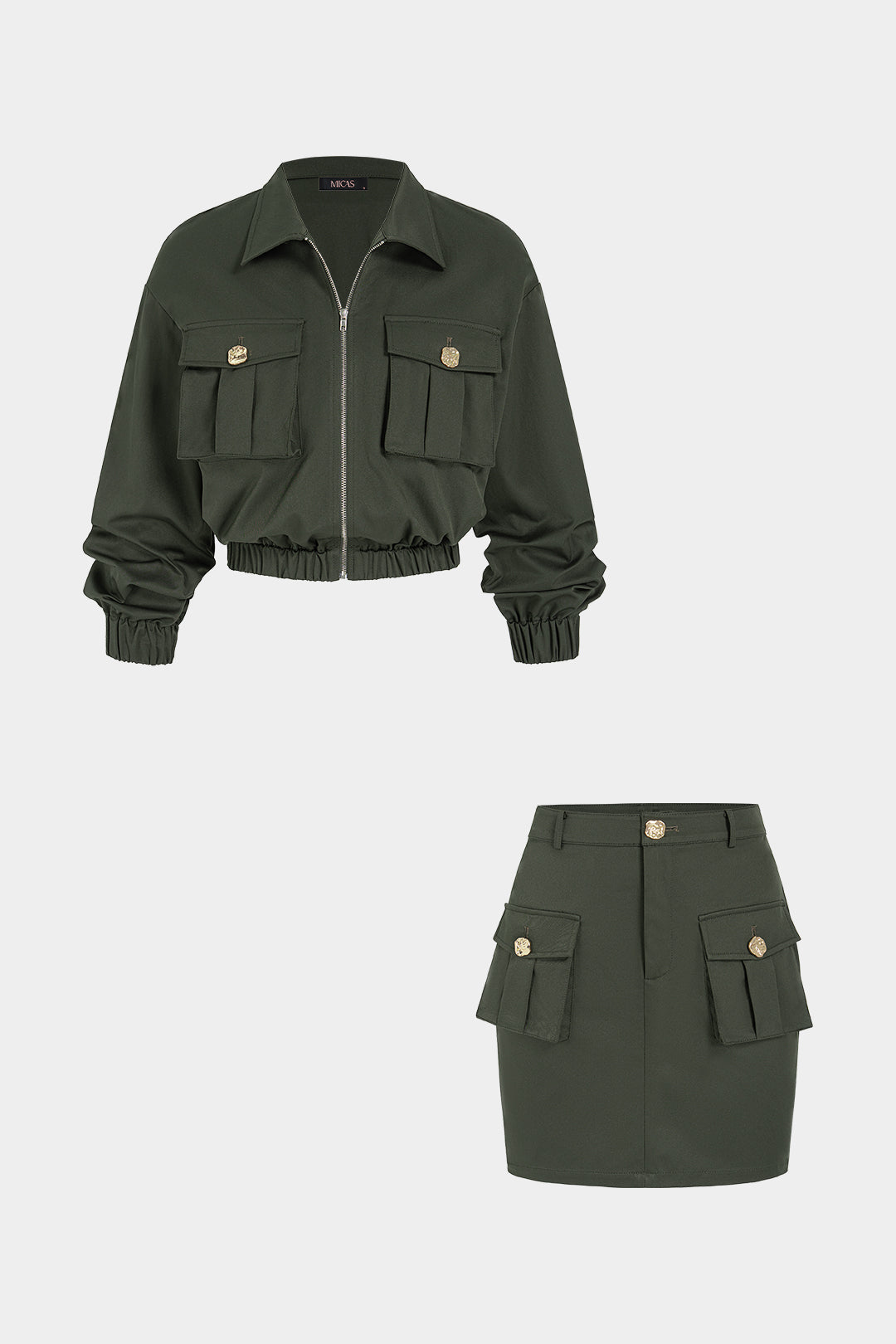 Set met jasje en minirok