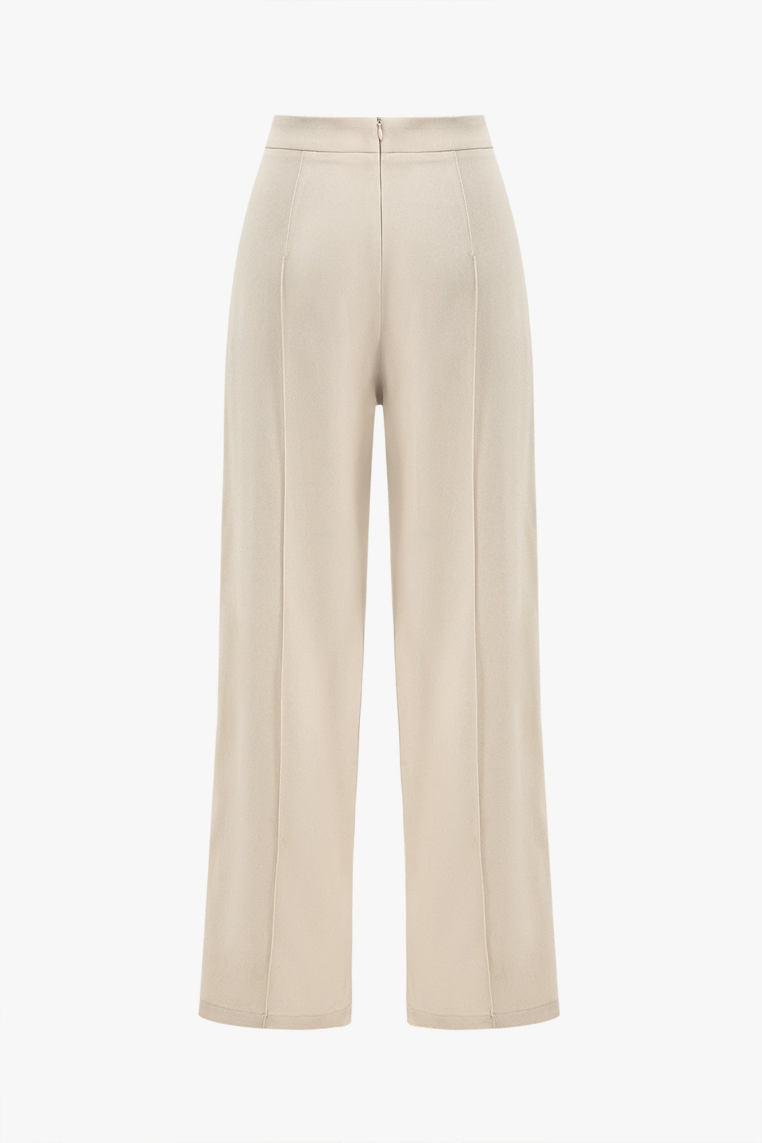 Effen asymmetrische pantalon