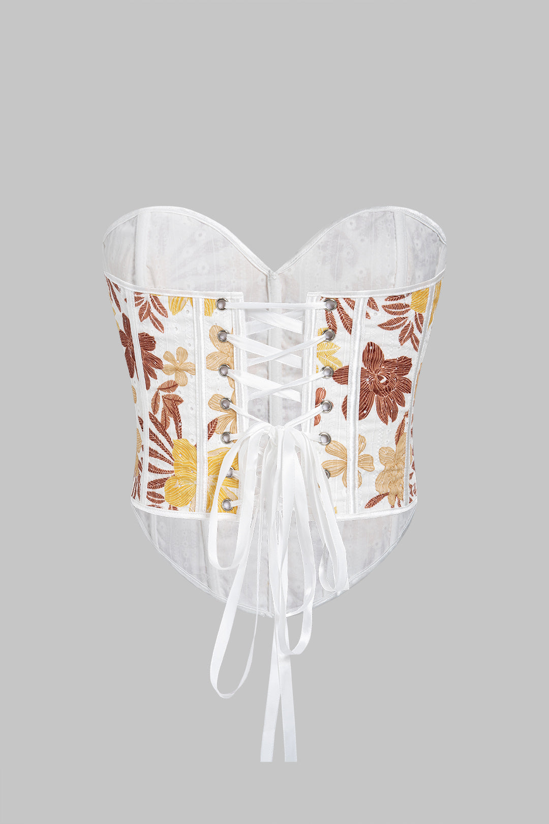 Kiki - Bloemenprint strapless top