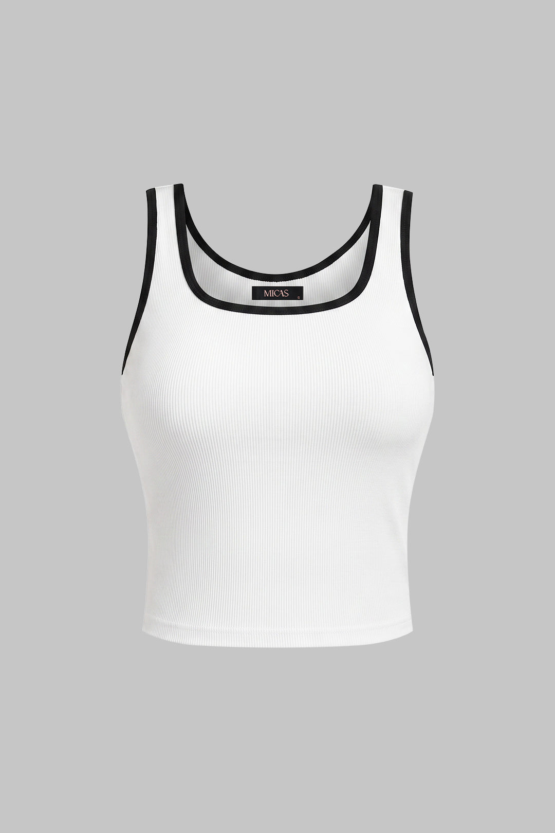 Tanktop met vierkante hals
