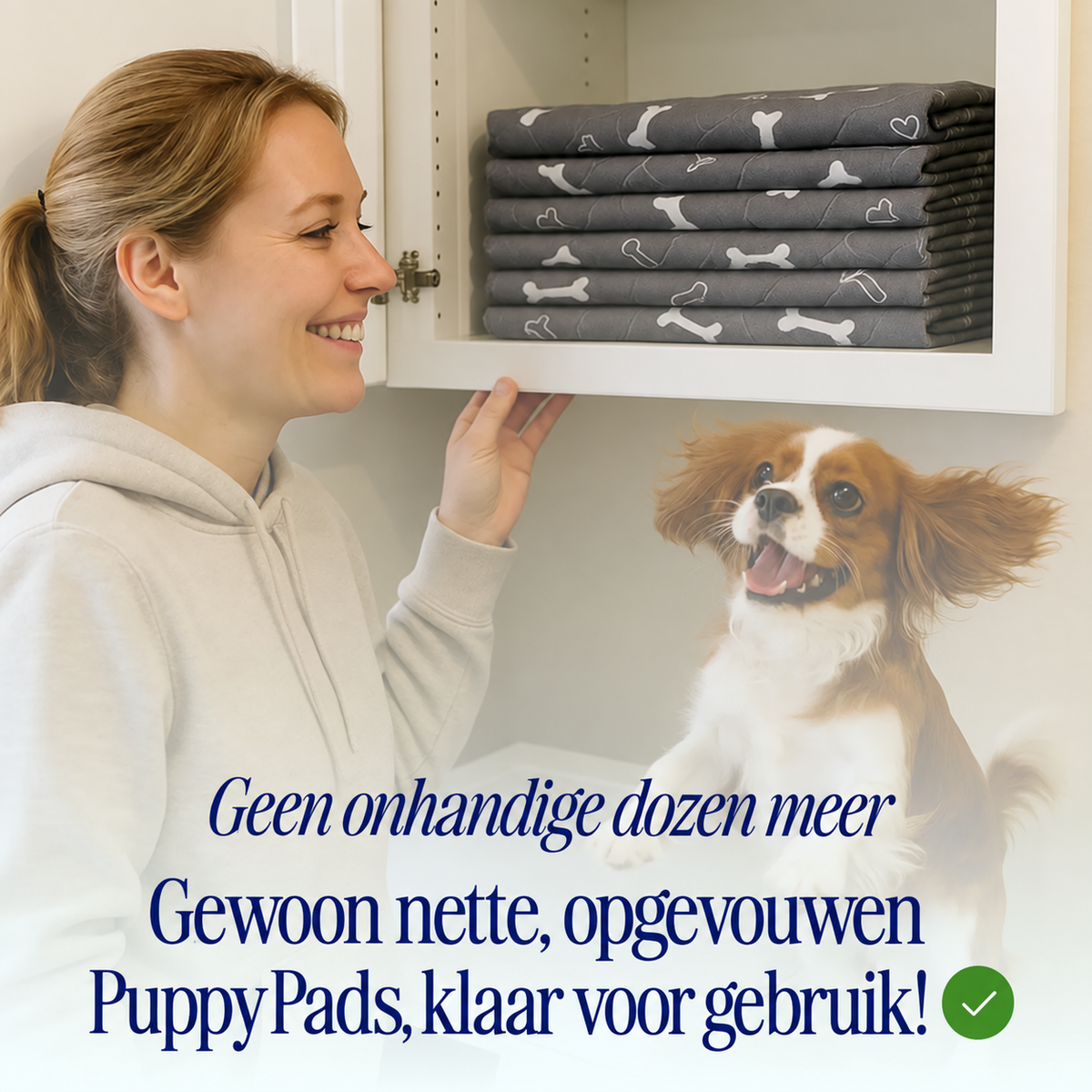 NovaPaw™ – Wasbaar Plaspad met Aantrekkende Geur