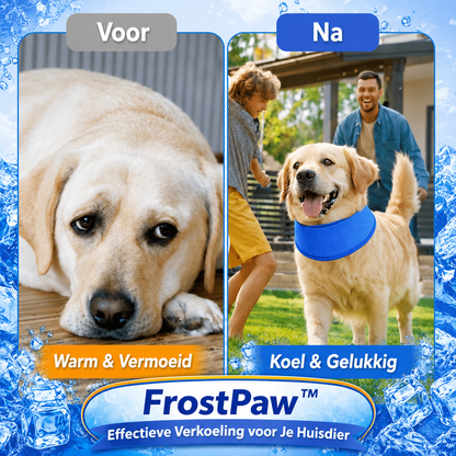 FrostPaw™ Verkoelende Halsband & Koelsjaal voor Honden en Katten