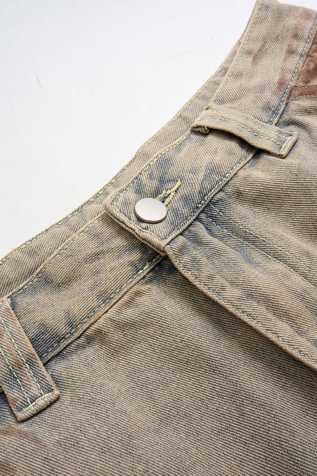 Kiki - Jeans met wijde pijpen en ballonmodel