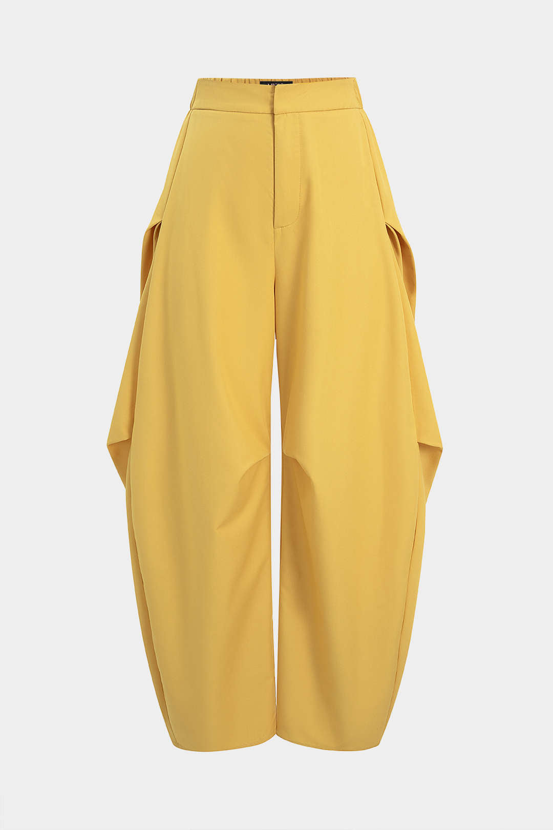 Effen broek met ruches en ballonmodel