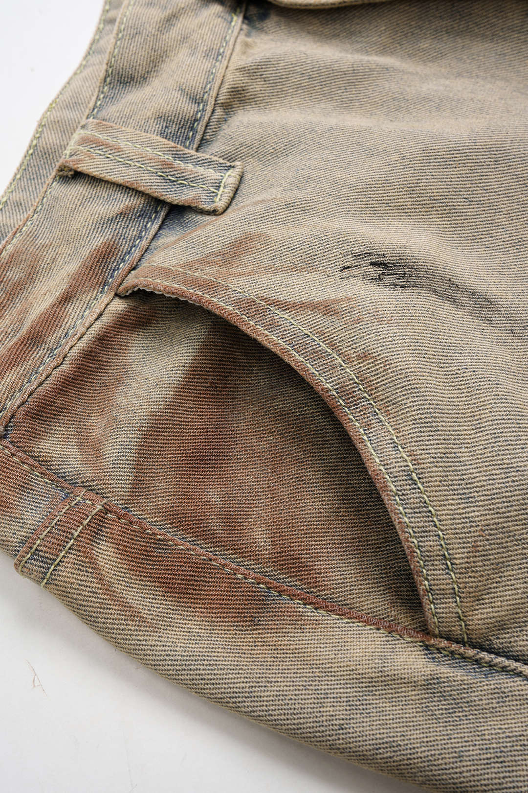 Kiki - Jeans met wijde pijpen en ballonmodel