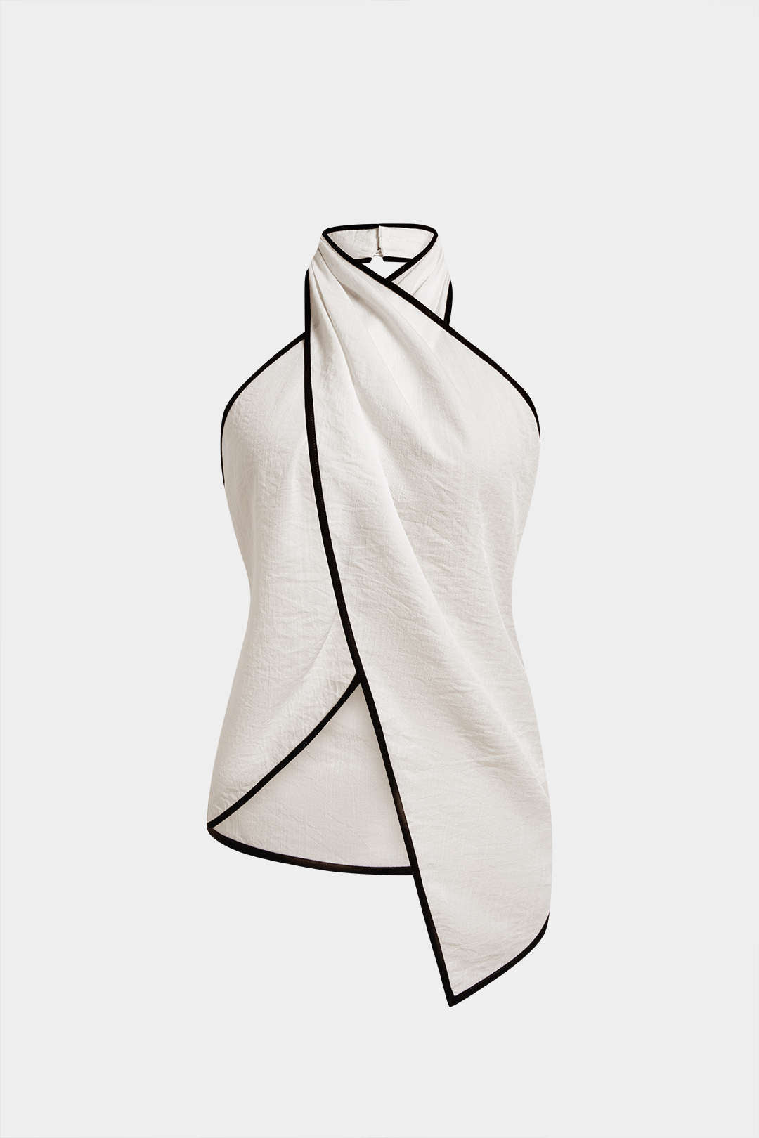 Asymmetrische top met halternek