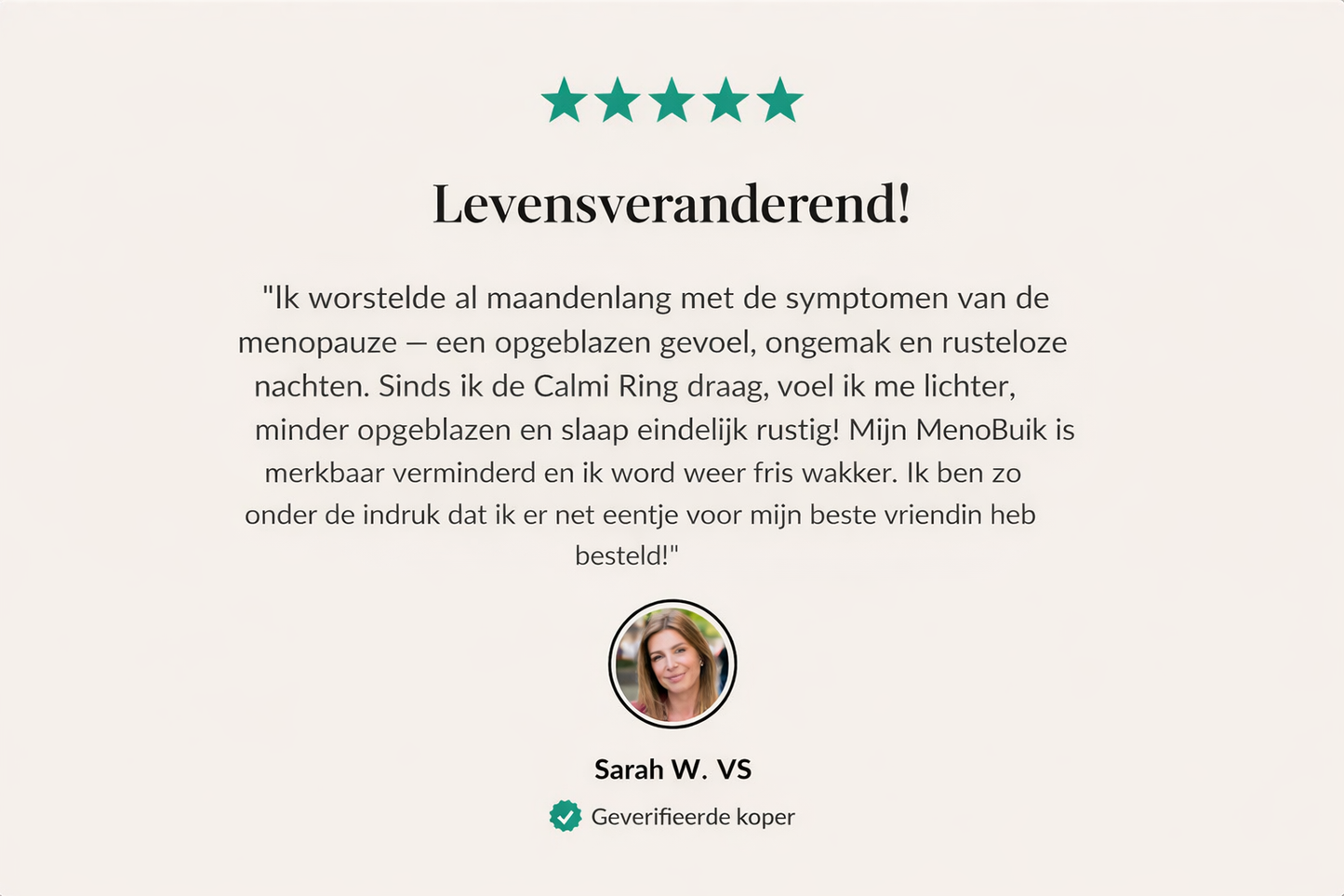 Calmi Ring – De natuurlijke menopauze-oplossing