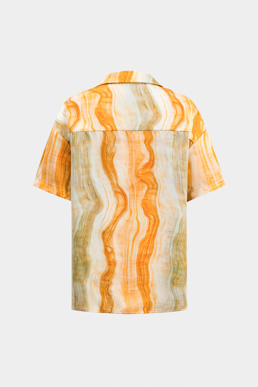 Blouse met knoopjes, zakken en korte mouwen