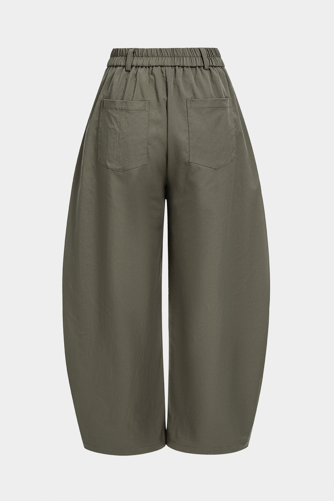 Broek met ruches en zakken