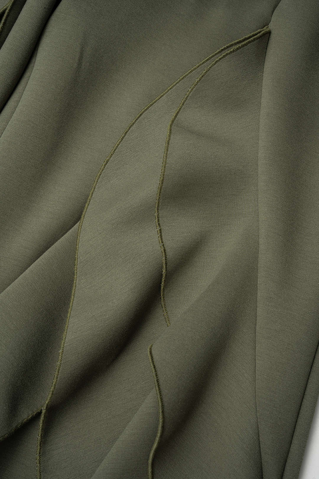 Broek met volants, trekkoord en strik