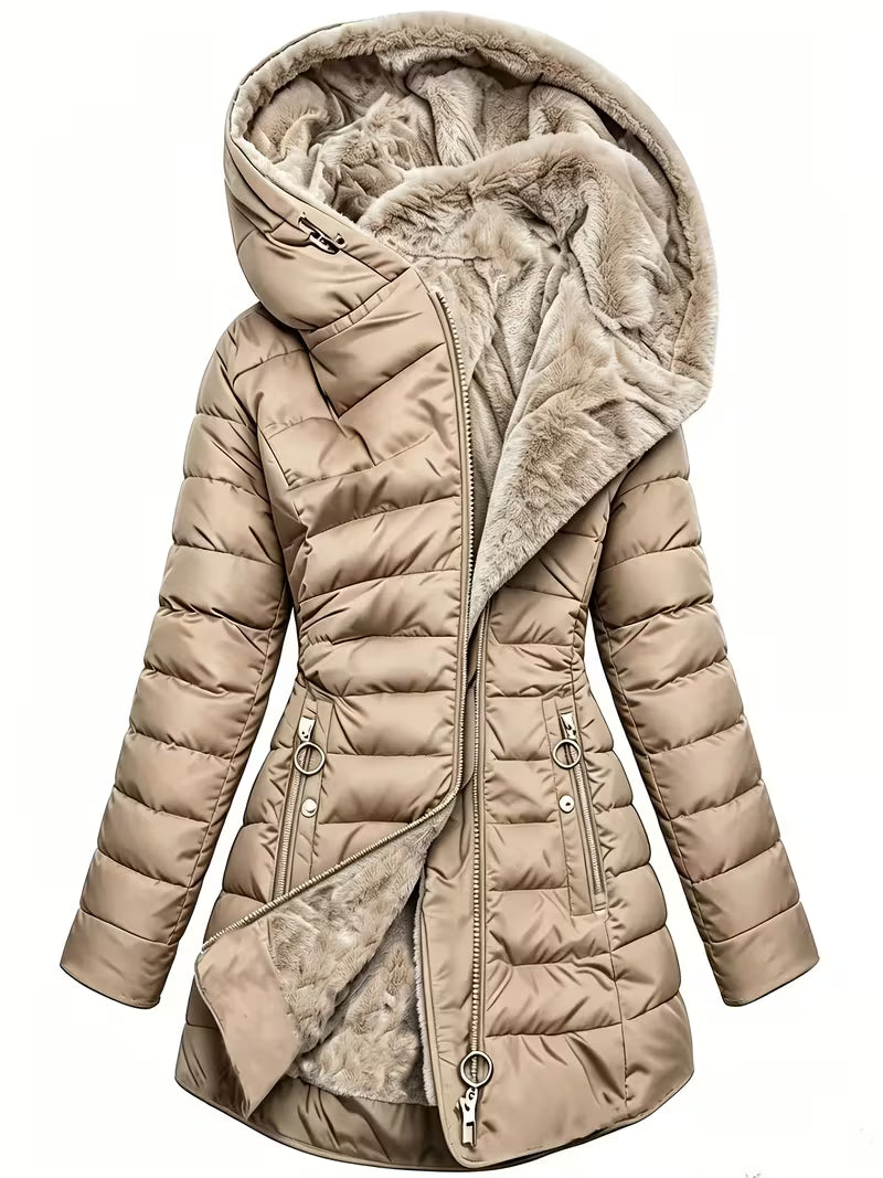 Frio™ | Warme Gewatteerde Winterjas Met Capuchon