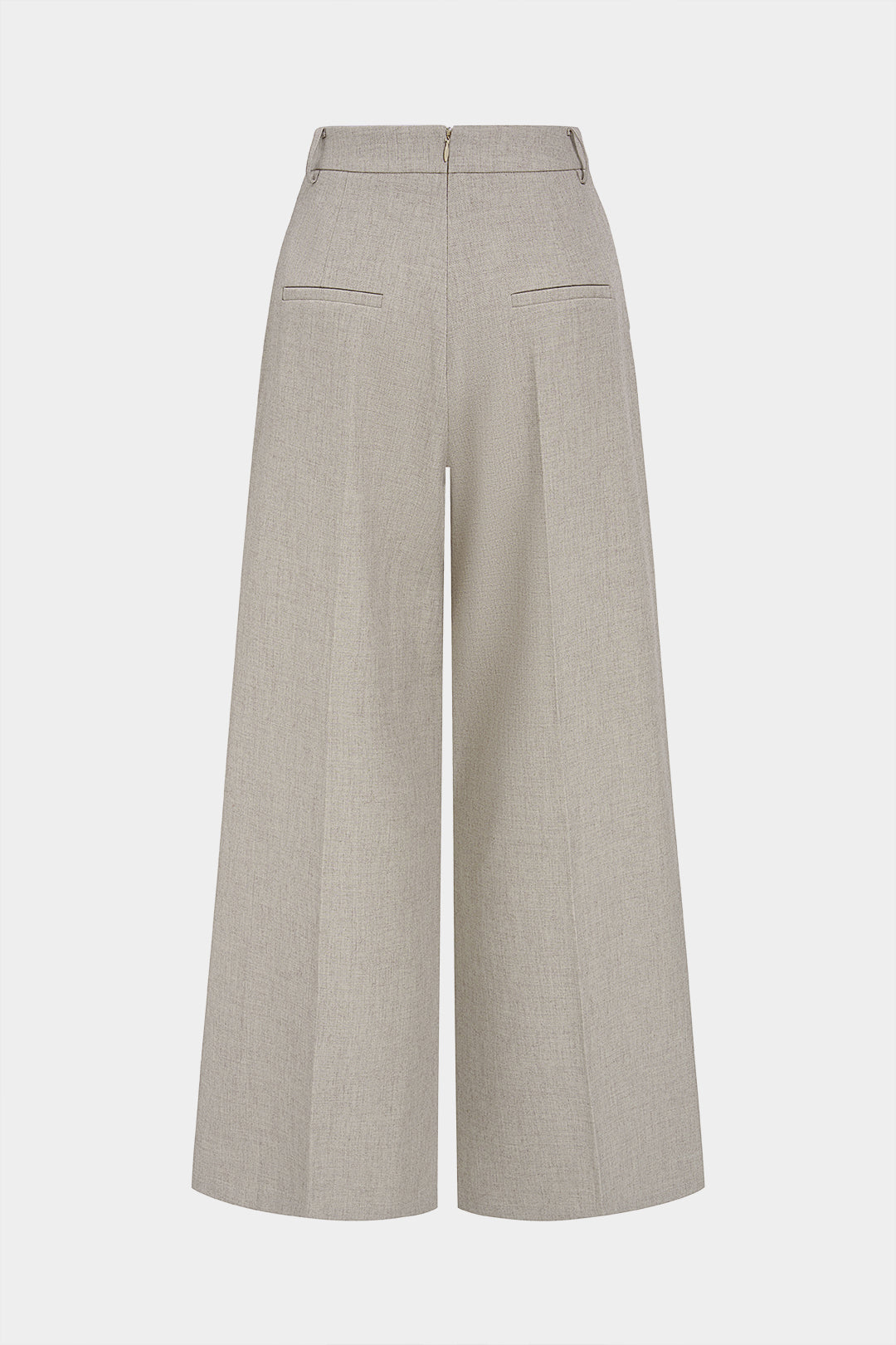 Asymmetrische metallic broek