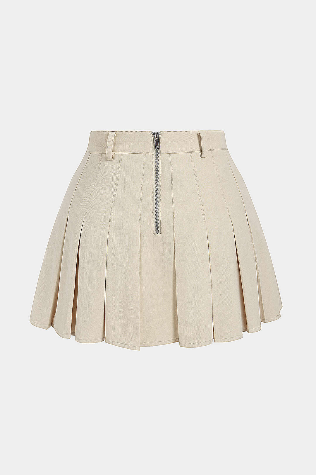 Geplooide asymmetrische minirok