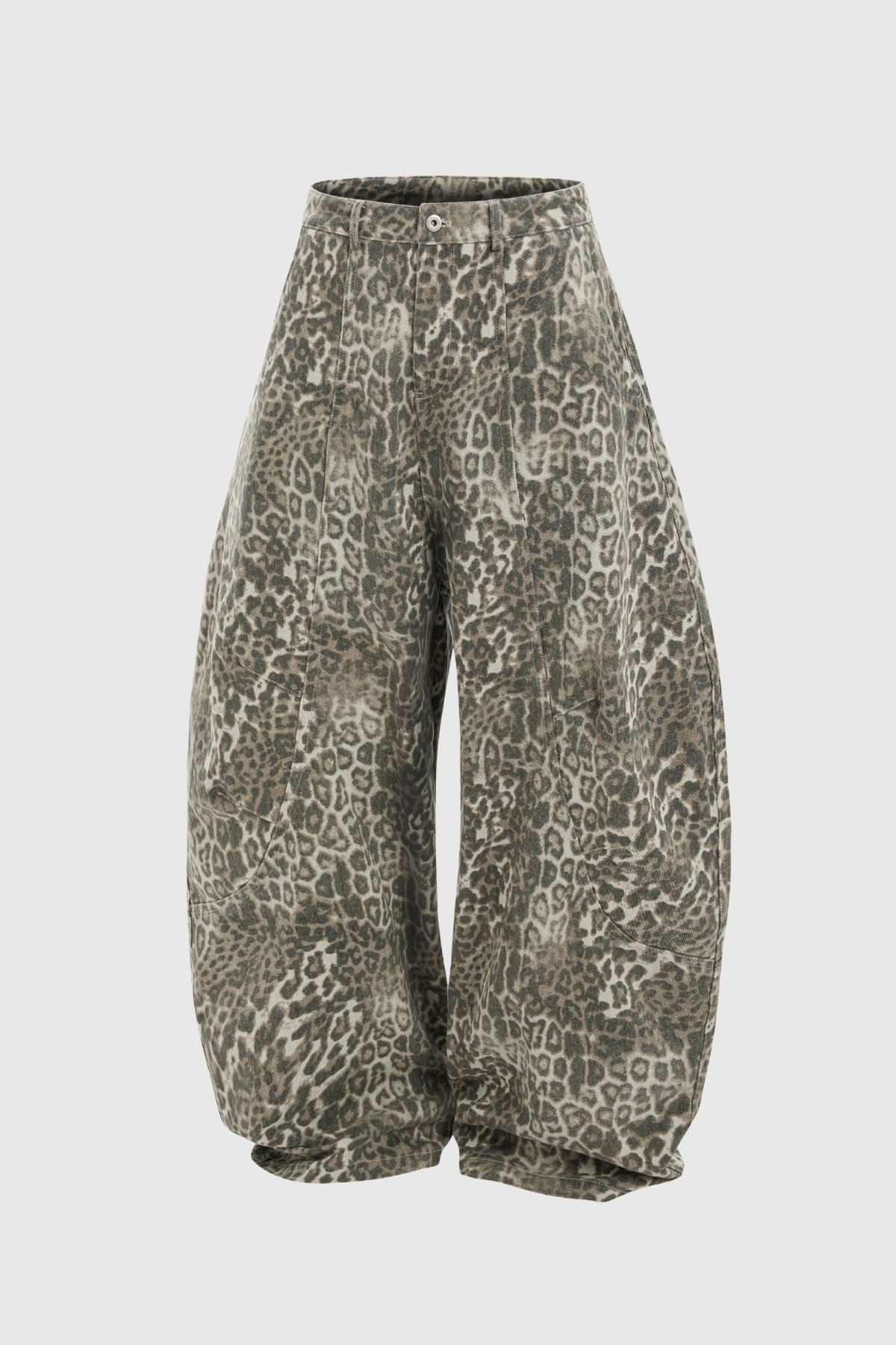 Citlali Leopard Baggy Jeans