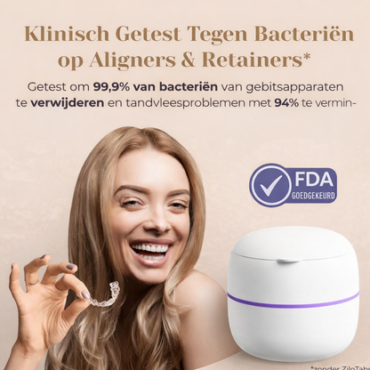 ZorgPod - Nr. 1 Tandarts-Goedgekeurde Ultrasone UVC-Reiniger