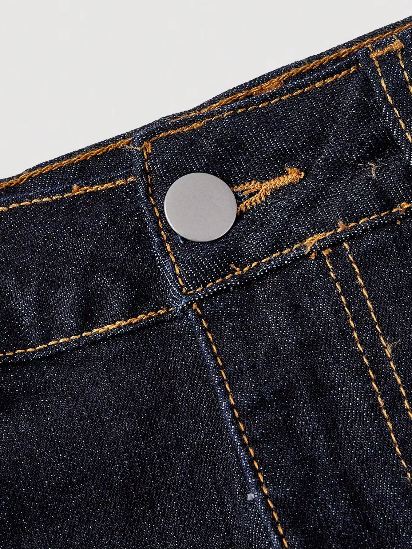 Denim rok met zakken