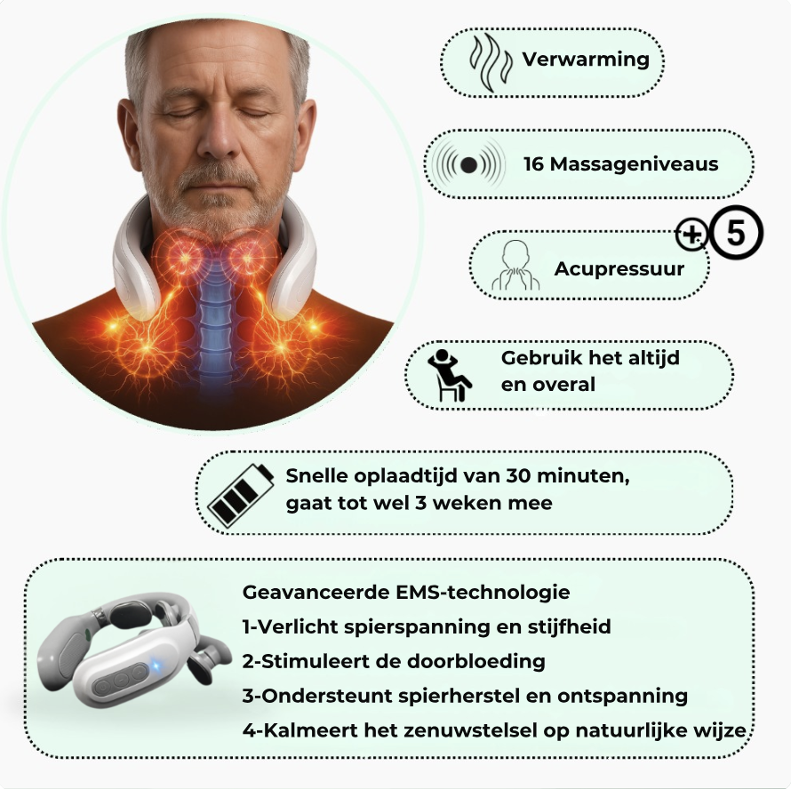 Cervical™ - Nek & schouders massager met EMS