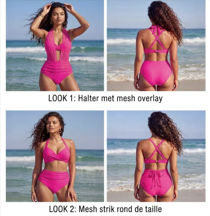 Bella™ | 2-in-1 bikini met hoge taille en buikcorrigerend effect
