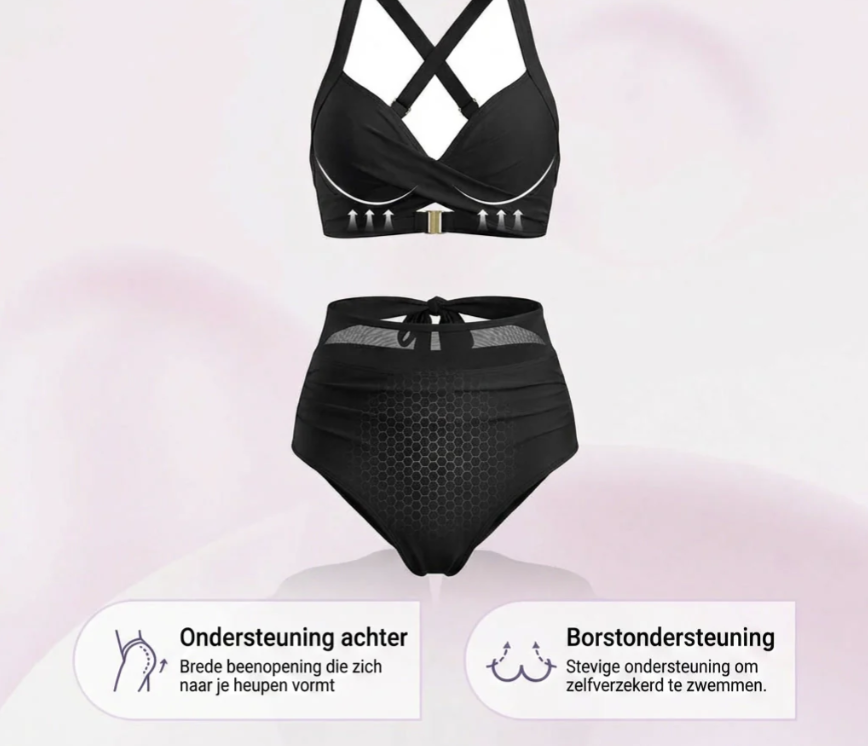 Bella™ | 2-in-1 bikini met hoge taille en buikcorrigerend effect