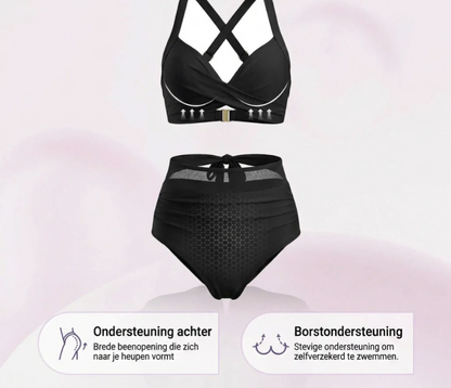 Bella™ | 2-in-1 bikini met hoge taille en buikcorrigerend effect