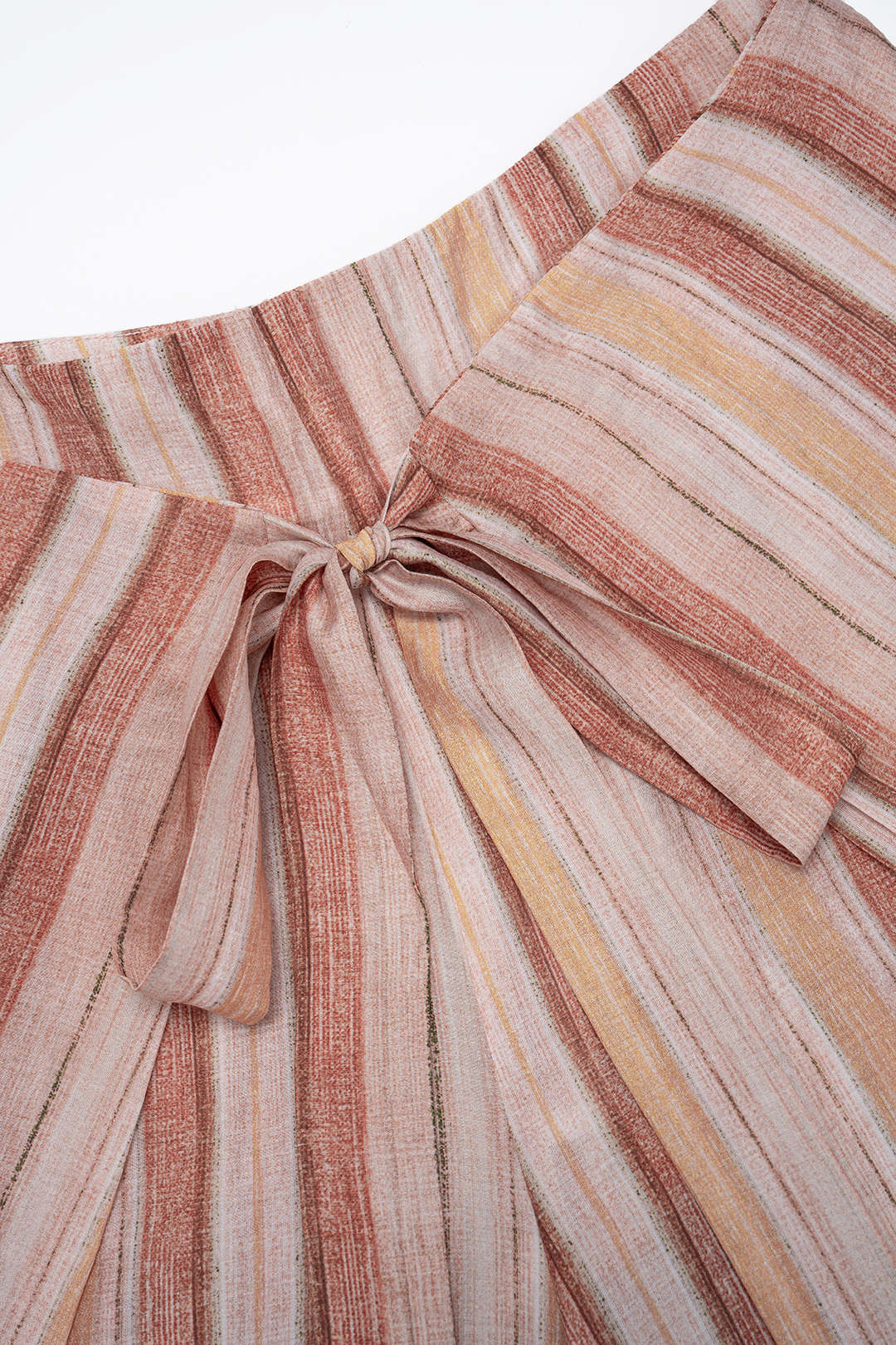 Noa - Gestreepte broek met wijde pijpen