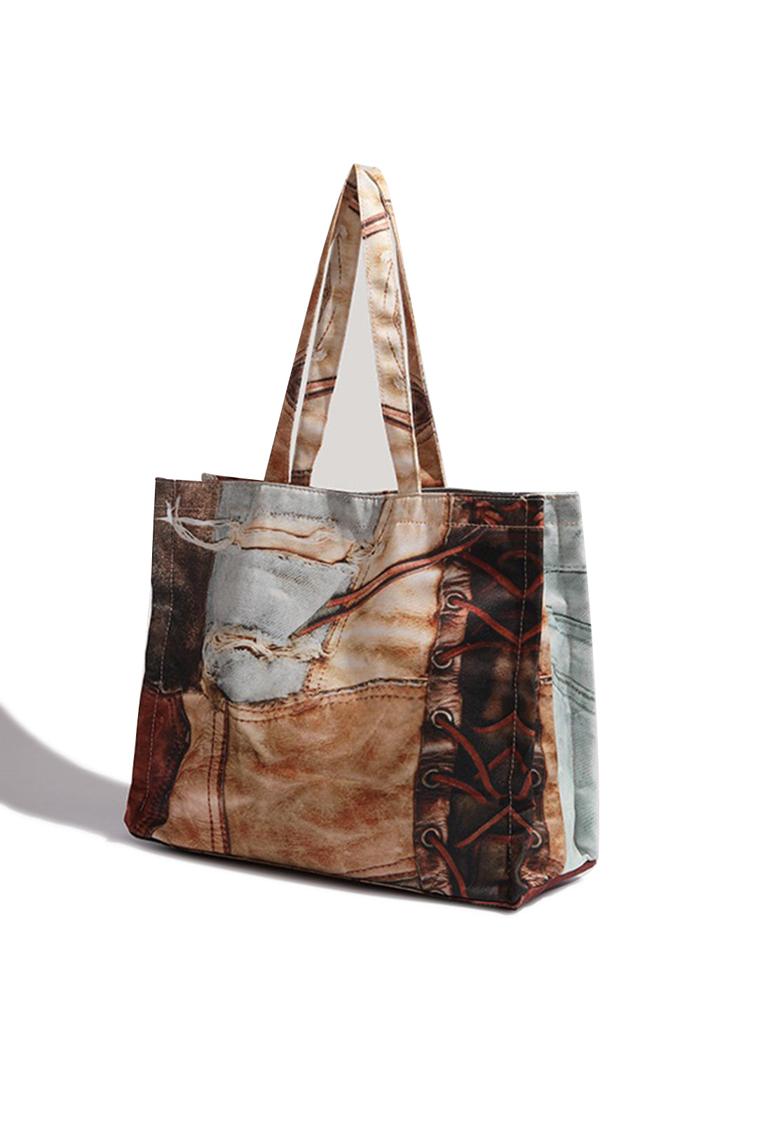Abstracte print shopper