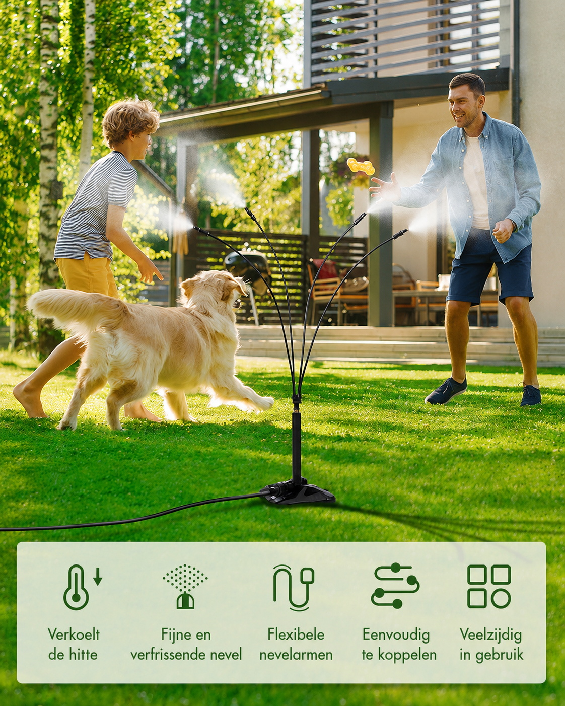 Mistara™ Verkoelende Terrasnevel – Draagbaar