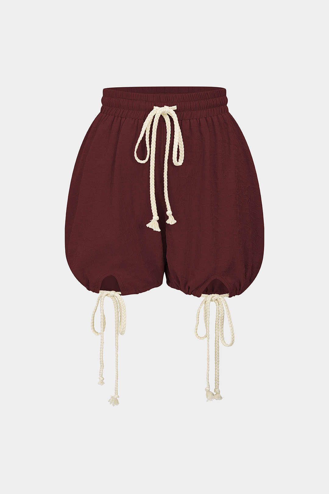 Short met trekkoord en strik