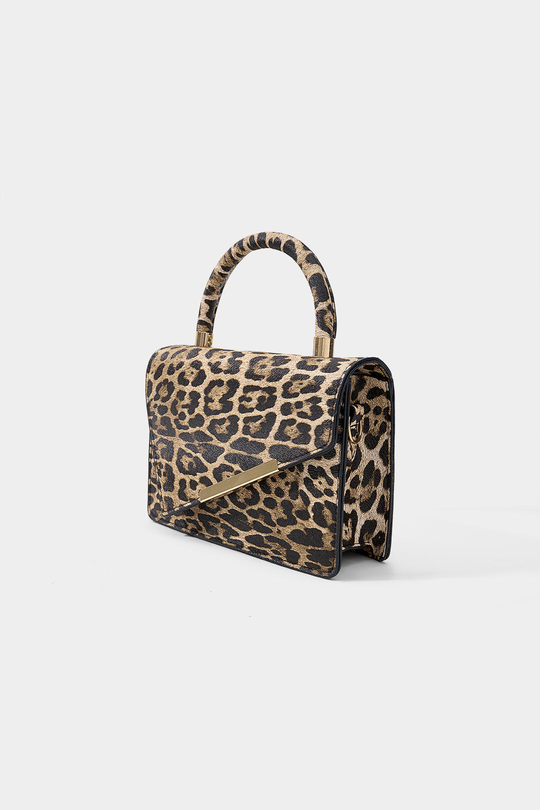 Luipaardprint asymmetrische tas