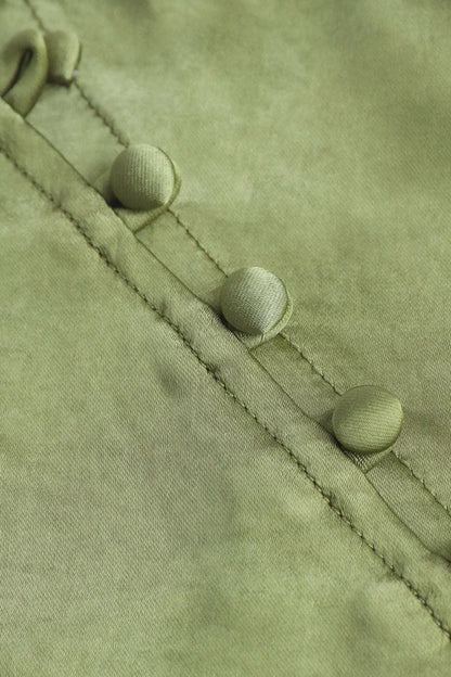 Rok met asymmetrische zoom en splitknopen