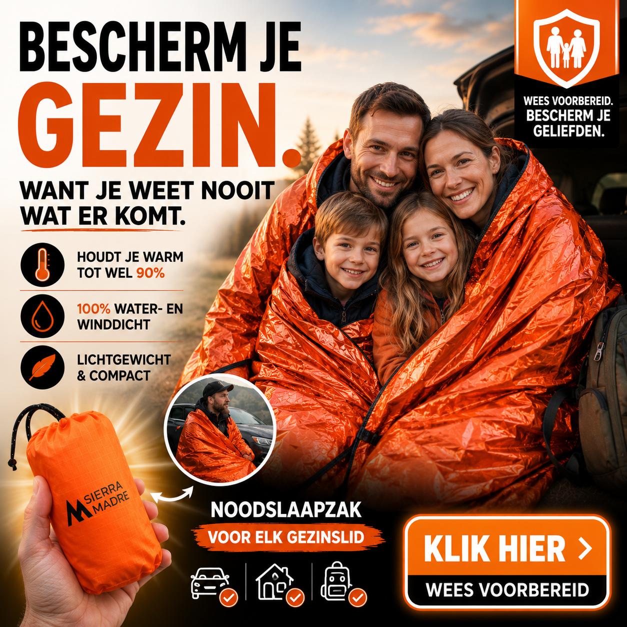 SOS - Noodslaapzak