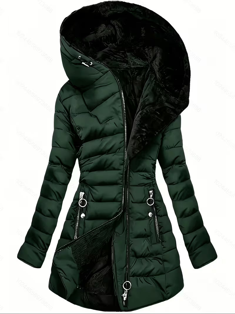 Frio™ | Warme Gewatteerde Winterjas Met Capuchon